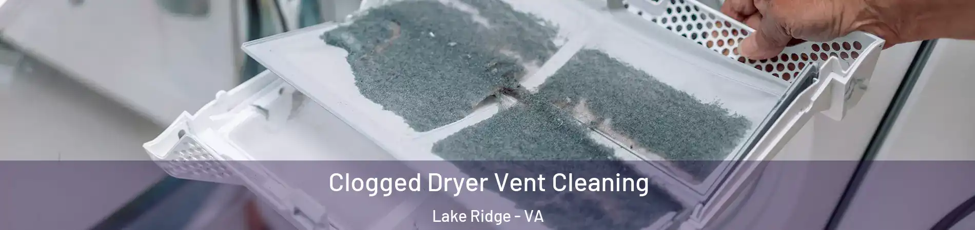  Clogged Dryer Vent Cleaning Lake Ridge - VA