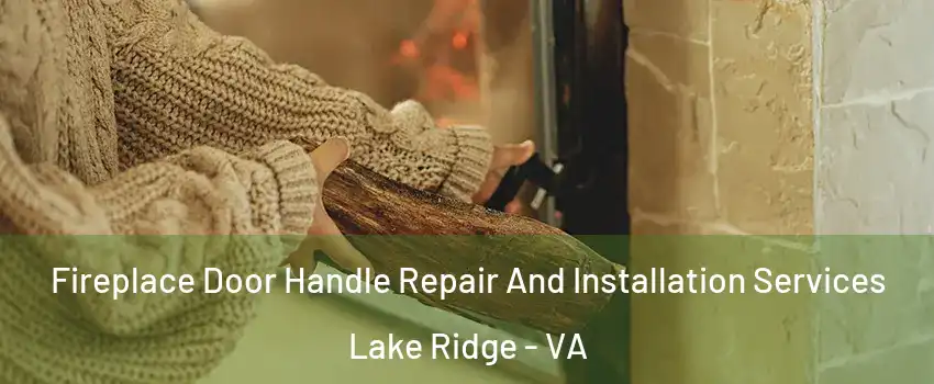  Fireplace Door Handle Repair And Installation Services Lake Ridge - VA