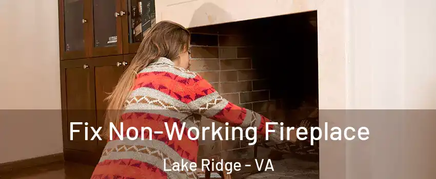  Fix Non-Working Fireplace Lake Ridge - VA
