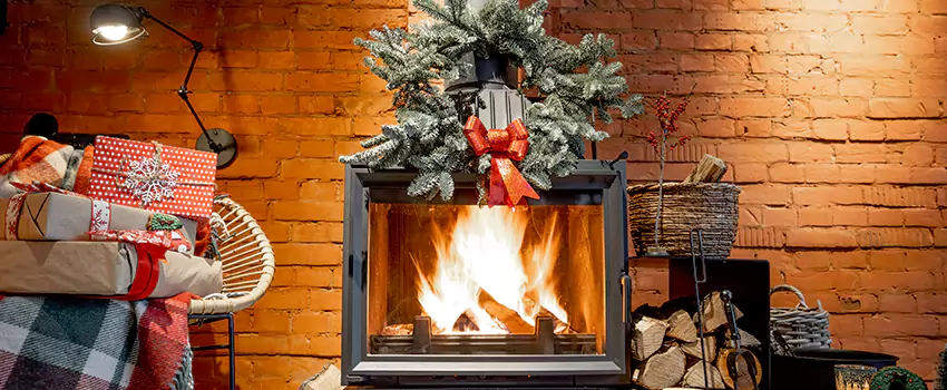 Travis Industries Linear Gas Fireplace Installation in Lake Ridge, Virginia